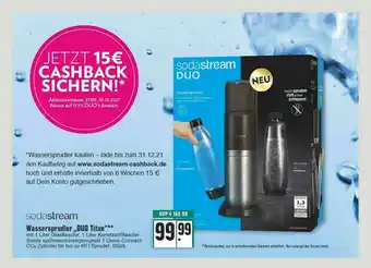 Edeka Sodastream Wassersprudler „duo Titan” Angebot