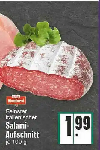 Edeka Montorsi Feinster Italienischer Salami Aufschnitt Angebot