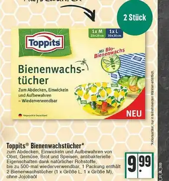 Edeka Toppits Bienenwachstücher Angebot