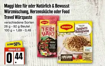 Edeka Frischemarkt Maggi Idee Für Oder Natürlich & Bewusst Würzmischung, Herzensküche Oder Food Travel Würzpaste Angebot