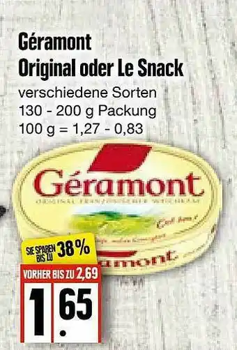 Edeka Frischemarkt Géramont Original Oder Le Snack Angebot