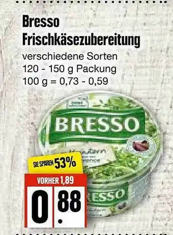 Edeka Frischemarkt Bresso Frischkäsezubereitung Angebot