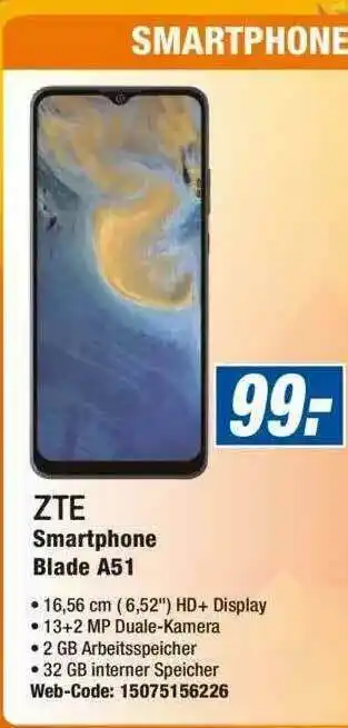 Expert Zte Smartphone Blade A51 Angebot