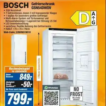 Expert Bosch Gefrierschrank Gsn54dwdv Angebot