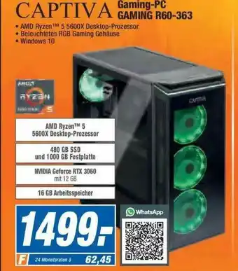 Expert Captiva Gaming-pc Gaming R60-363 Angebot