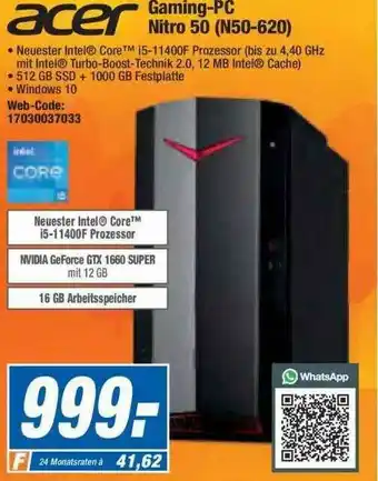 Expert Acer Gaming-pc Nitro 50 (n50-620) Angebot