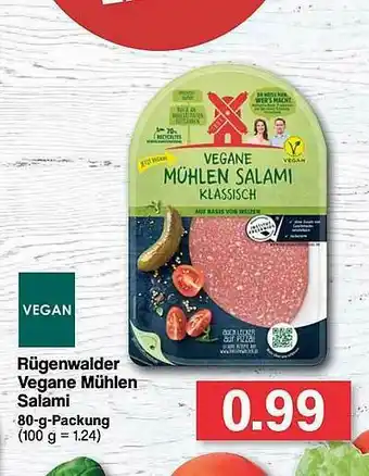 Famila Nord West Rügenwalder Mühle Vegane Mühlen Salami Angebot