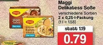 Famila Nord West Maggi Delikatess Soße Angebot