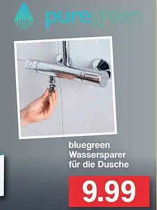 Famila Nord West Puregreen Bluegreen Wassersparer Für Die Dusche Angebot