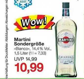 Jawoll Martini Sondergröße Angebot