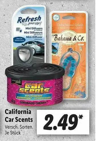 Lidl California Car Scents Angebot