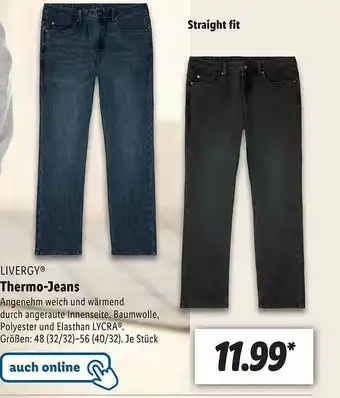 Lidl Thermo-jeans Angebot