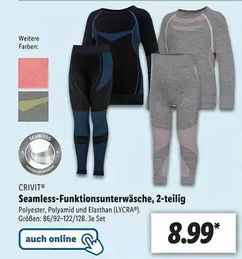 Lidl Seamless-funktionsunterwäsche, 2-teilig Angebot