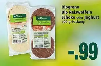 Markant Biogreno Bio Reiswaffeln Schoko Or Joghurt Angebot