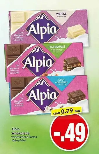 Markant Alpia Schokolade Angebot