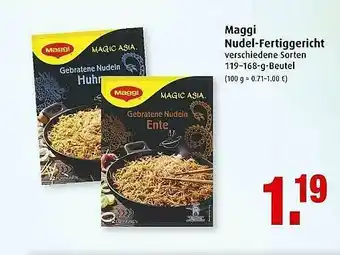 Markant Maggi Nudel-fertiggericht Angebot