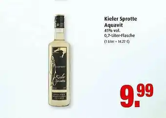 Markant Kieler Sprotte Aquavit Angebot