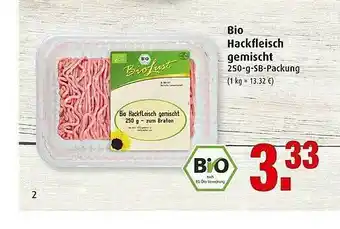 Markant Bio Hackfleisch Gemischt Angebot