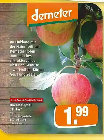 Markant Demeter Bio Tafeläpfel Elstar Angebot