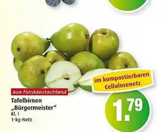 Markant Tafelbirnen „bürgermeister” Angebot