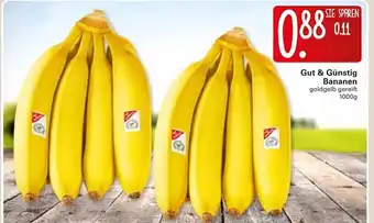 WEZ Gut & Günstig Bananen 1000g Angebot