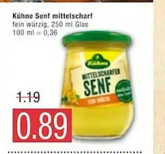 Marktkauf Kühne Senf Mittelscharf Angebot