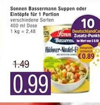 Marktkauf Sonnen Bassermann Suppen Oder Eintöpfe Für 1 Portion Angebot