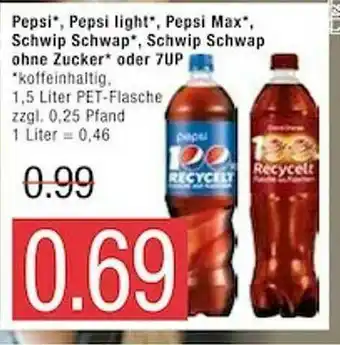 Marktkauf Pepsi, Pepsi Light, Pepsi Max, Schwip-schwap, Schwip-schwap Ohne Zucker Oder 7up Angebot