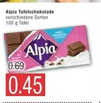 Marktkauf Alpia Tafelschokolade Angebot