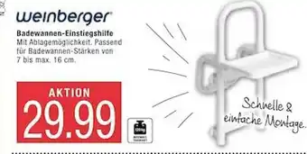 Marktkauf Weinberger Badewannen-einstiegshilfe Angebot