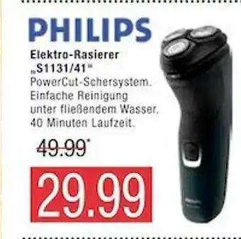 Marktkauf Philips Elektro-rasierer S1131.41 Angebot