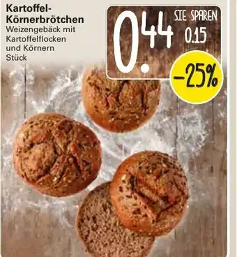 WEZ Kartoffel Körnerbrötchen Angebot