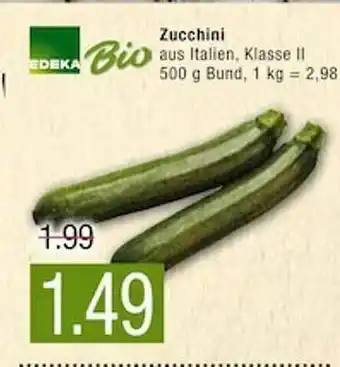 Marktkauf Zucchini Edeka Bio Angebot