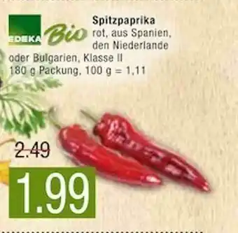 Marktkauf Edeka Bio Spitzpaprika Angebot