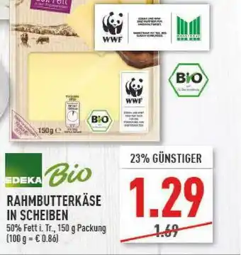 Marktkauf Edeka Bio Rahmbutterkäse In Scheiben Angebot