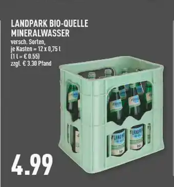 Marktkauf Landpark Bio-quelle Mineralwasser Angebot