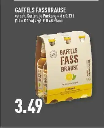 Marktkauf Gaffels Fassbrause Angebot