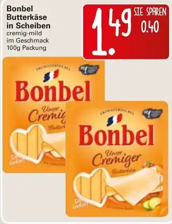 WEZ Bonbel Butterkäse  in Scheiben 100 g Angebot