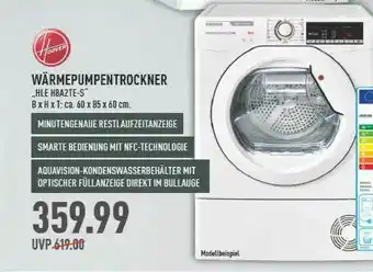 Marktkauf Hoover Wärmepumpentrockner Hle H8a2te-s Angebot