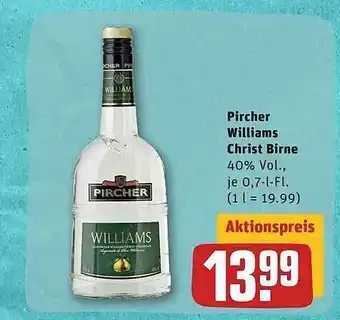 REWE Pircher Williams Christ Birne Angebot