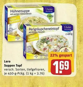 REWE Lero Suppen Topf Angebot