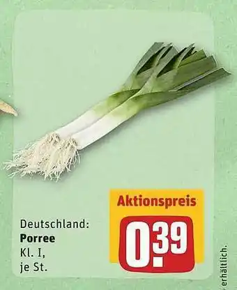 REWE Deutschland: Porree Angebot