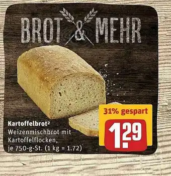 REWE Kartoffelbrot Angebot