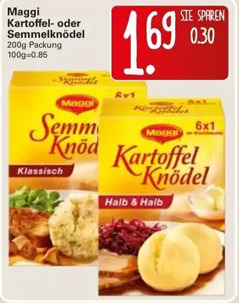 WEZ Maggi Kartoffel oder Semmelknödel 200g Angebot