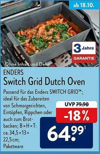 Aldi Nord Switch Grid Dutch Oven Angebot