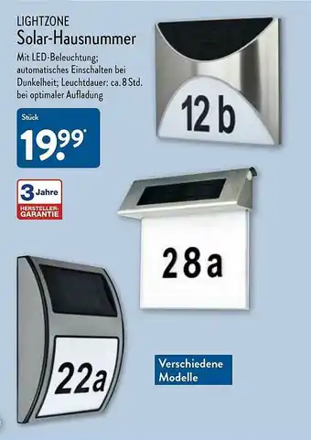 Aldi Nord Solar-hausnummer Angebot