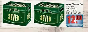 alldrink Jever Pilsner, Fun Oder Light Angebot