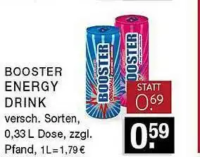 Edeka Zurheide Booster Energy Drink Angebot