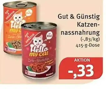 Feneberg Gut & Günstig Katzen-nassnahrung Angebot