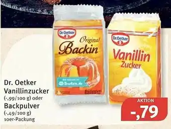 Feneberg Dr. Oetker Vanillinzucker, Backpulver Angebot